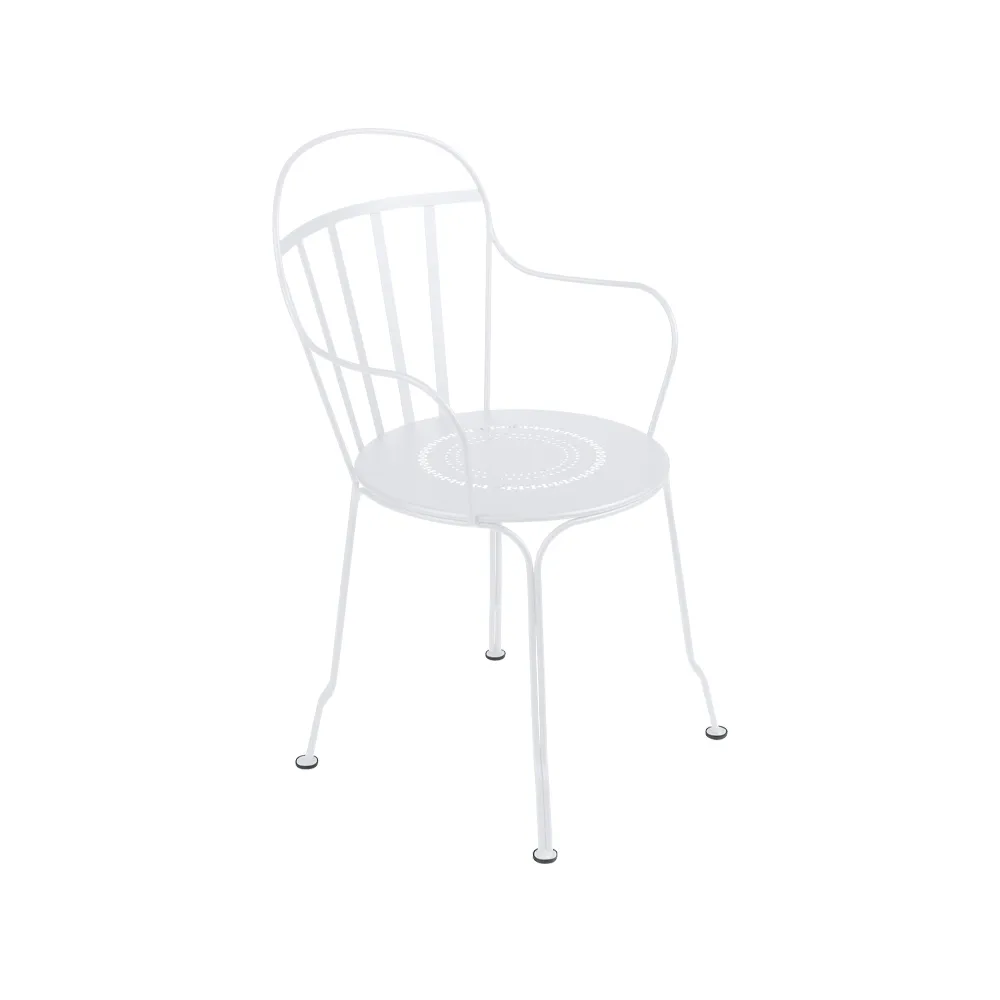 Louvre karmstol, Cotton white (vit) Fermob
