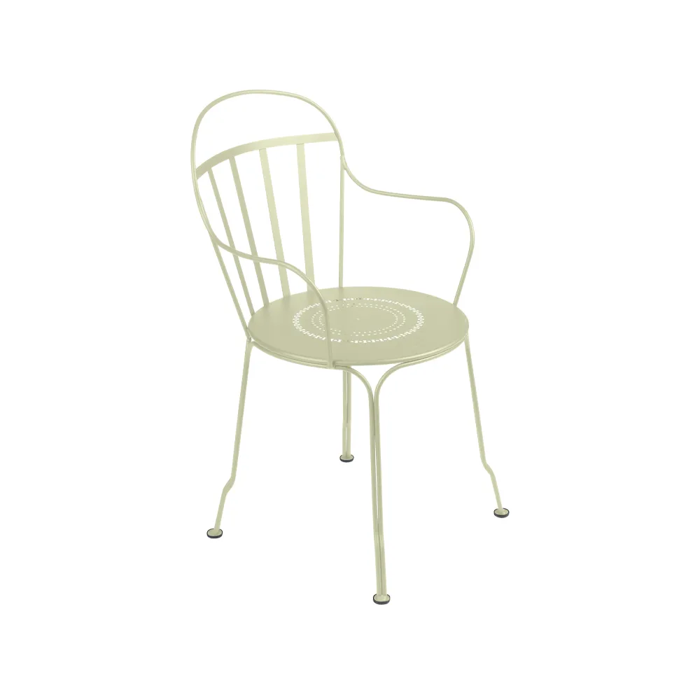 Louvre karmstol, Willow green (grön) Fermob