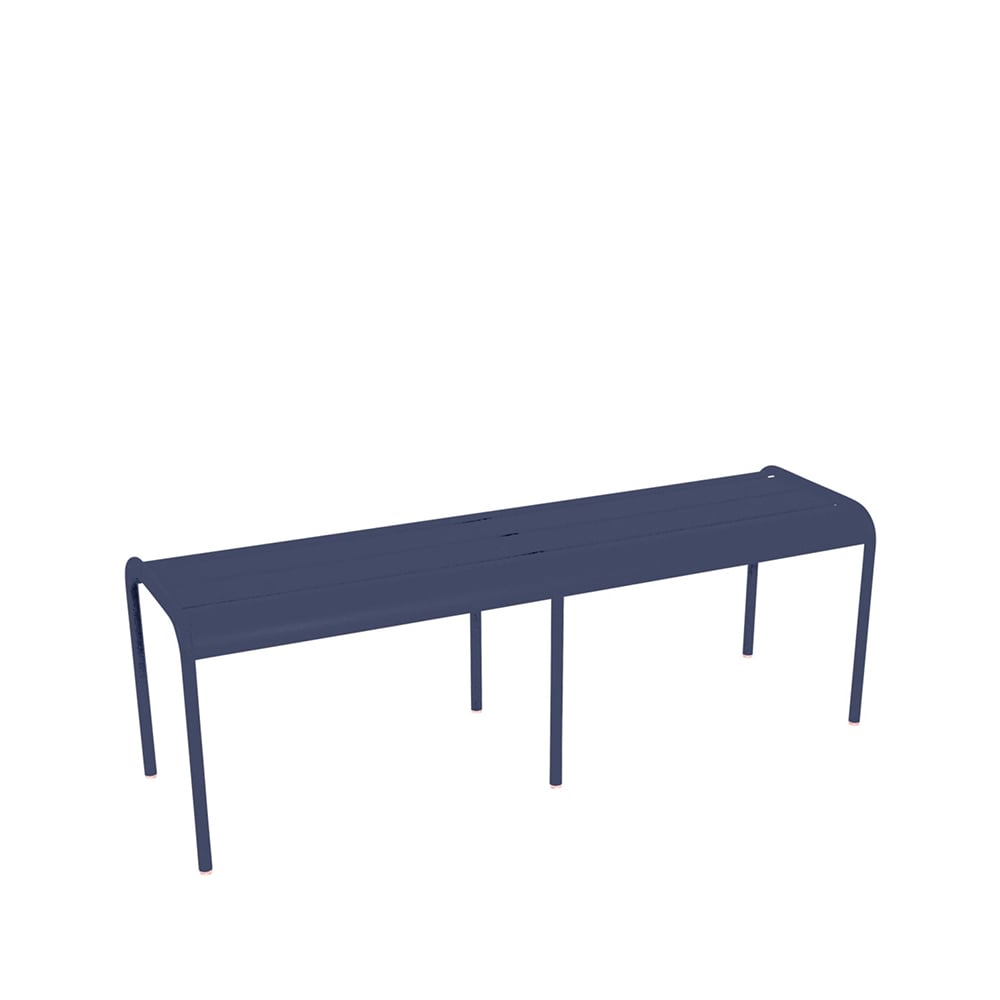 Fermob Luxembourg bänk deep blue | Skandinavisk Design | Trädgårdsbänkar | Blå