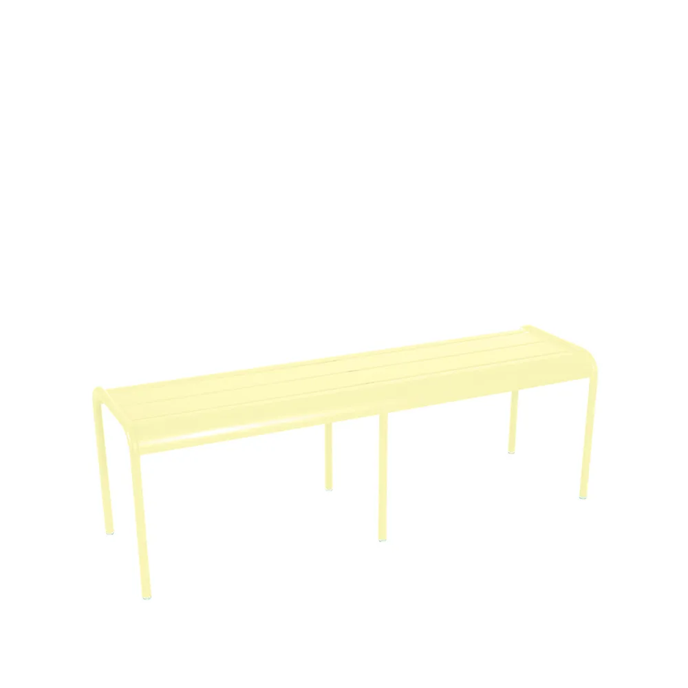 Luxembourg bänk, Frosted lemon (gul) Fermob
