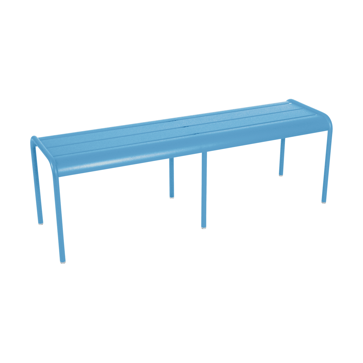 Fermob Luxembourg bänk Maya Blue | Skandinavisk Design | Trädgårdsbänkar | Blå
