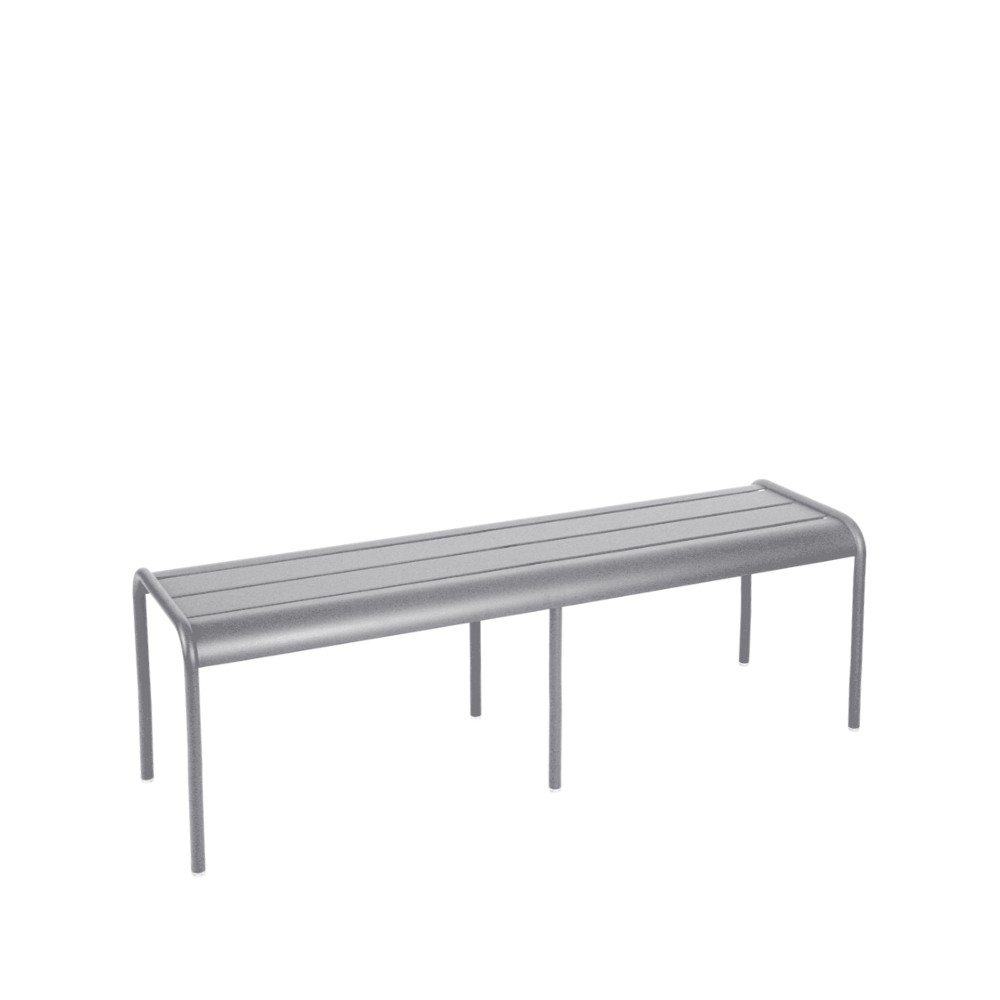Fermob Luxembourg bänk storm grey | Skandinavisk Design | Trädgårdsbänkar | Grå