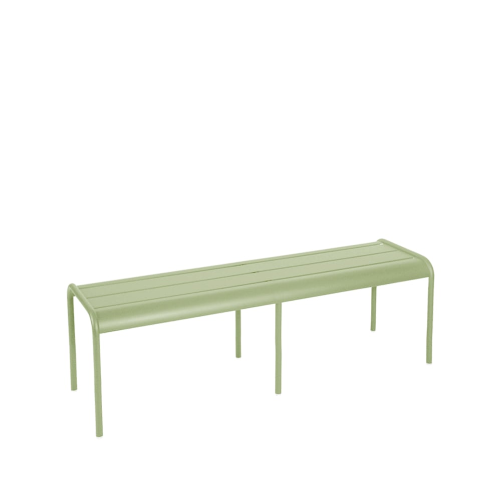 Fermob Luxembourg bänk willow green | Skandinavisk Design | Trädgårdsbänkar | Grön