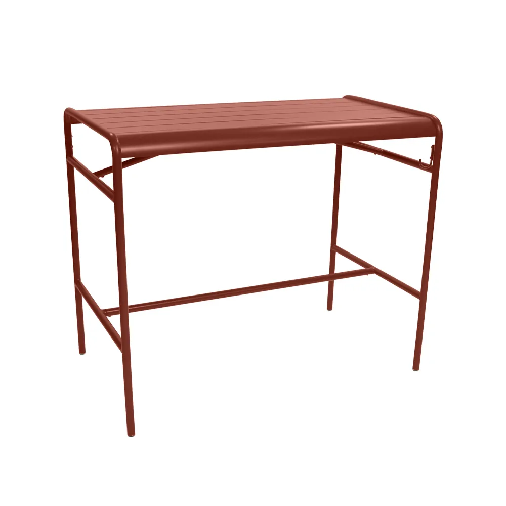 Luxembourg barbord, Red ochre (röd) Fermob