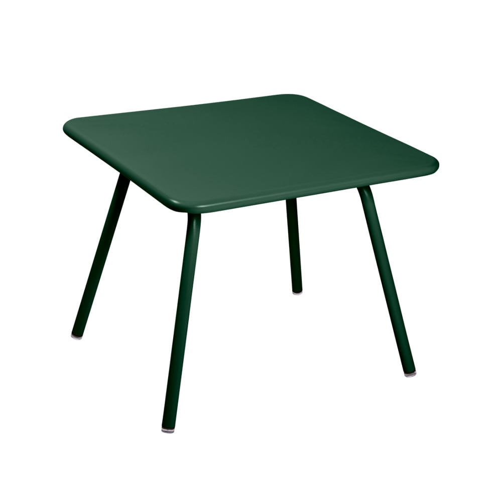 Fermob Luxembourg barnbord 57x57 cm cedar green | Skandinavisk Design | Trädgårdsbord | Grön