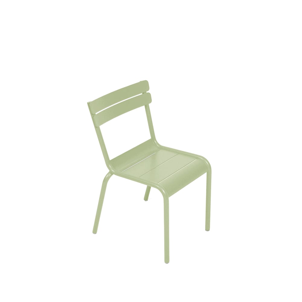 Fermob Luxembourg barnstol willow green | Skandinavisk Design | Trädgårdsstolar | Grön