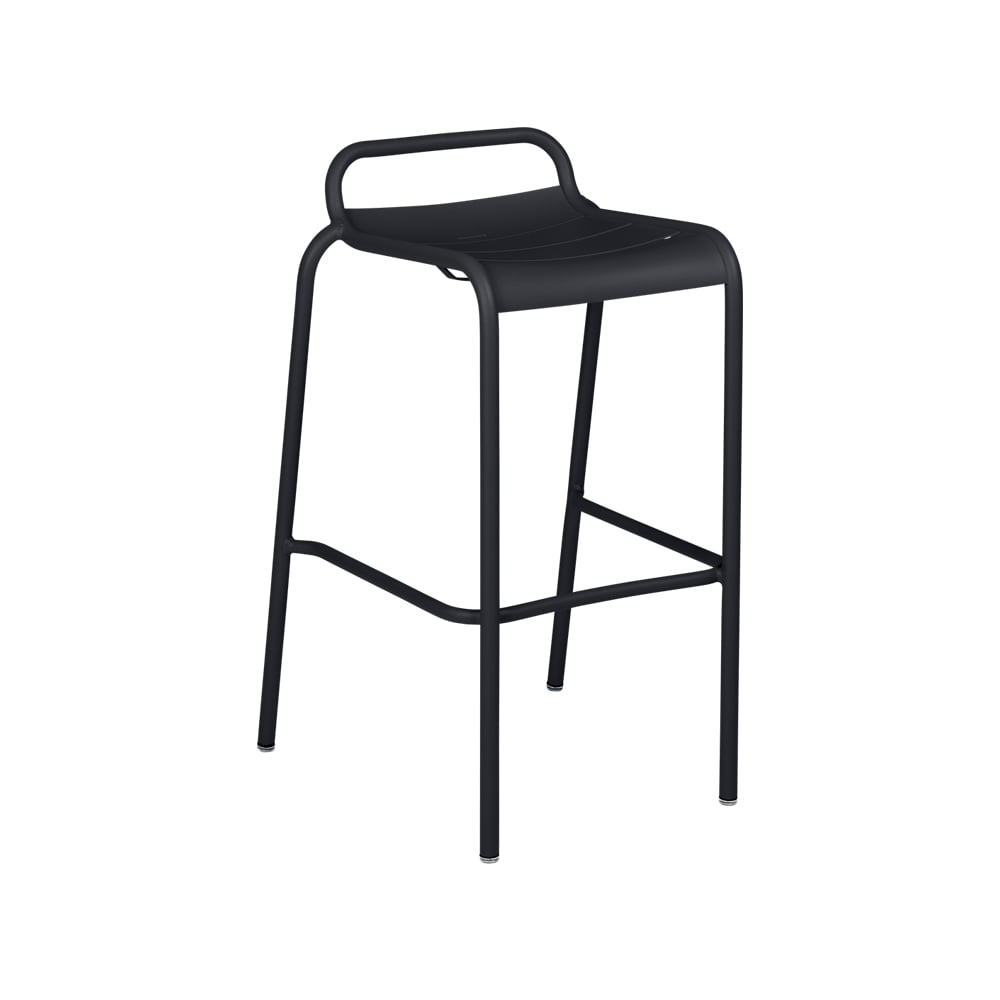 Fermob Luxembourg barpall anthracite | Skandinavisk Design | Trädgårdsstolar | Grå