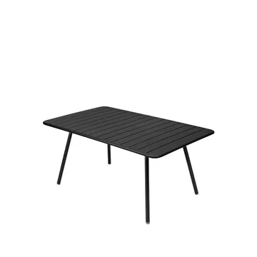 Luxembourg bord 165x100 cm - Liquorice (svart) - Fermob