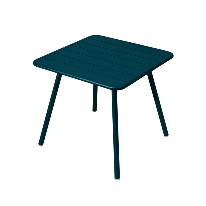 Luxembourg bord 80x80 cm - Acapulco blue (blå) - Fermob