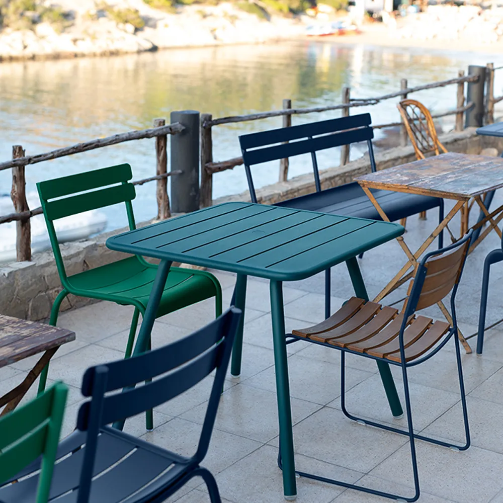 Luxembourg bord 80x80 cm, cotton white Fermob