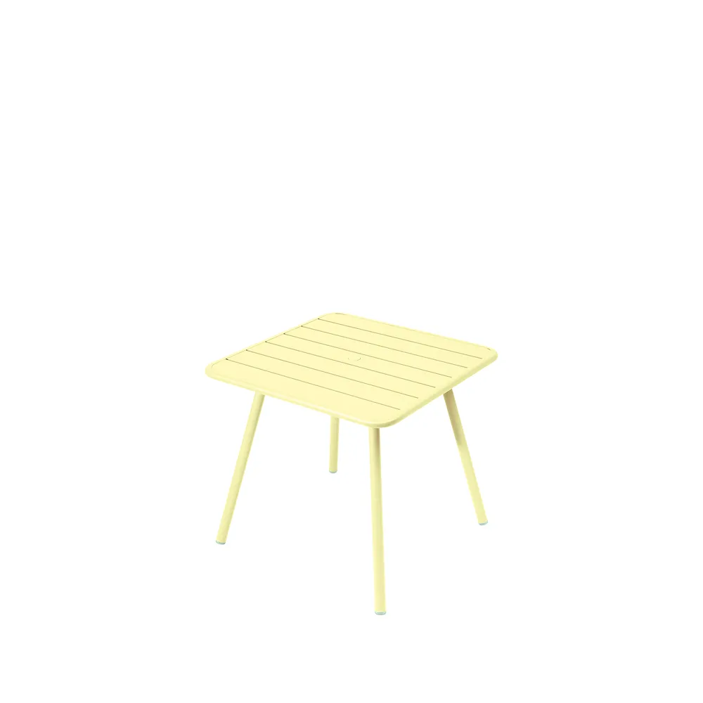 Luxembourg bord 80x80 cm, Frosted lemon (gul) Fermob