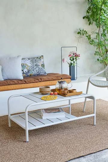 Luxembourg bord lågt 90x55 cm - Clay grey (grå) - Fermob