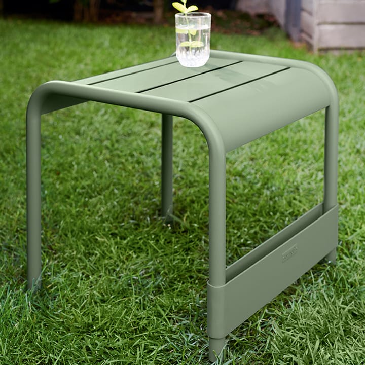 Luxembourg bord/fotpall, cedar green, large Fermob