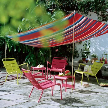 Luxembourg bord/fotpall - rosemary, small - Fermob