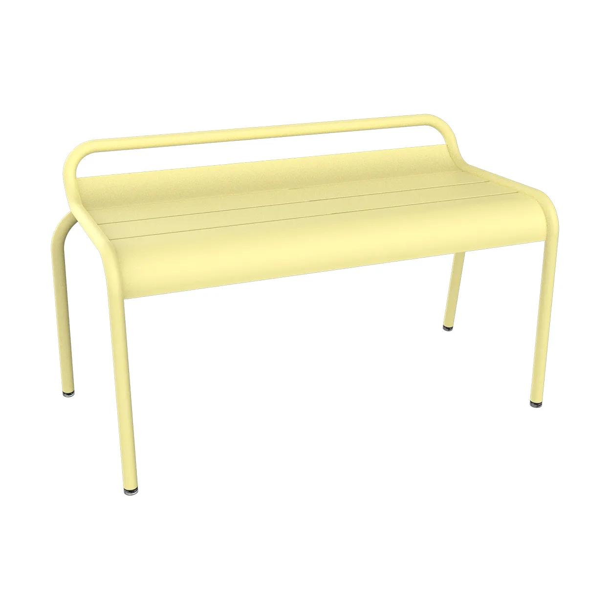 Luxembourg compact bänk, Frosted lemon (gul) Fermob