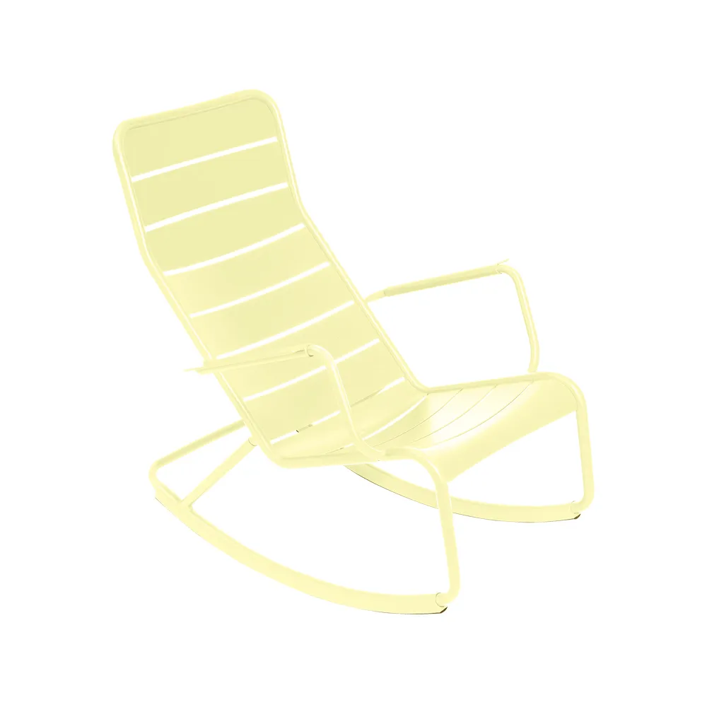 Luxembourg gungstol, Frosted lemon (gul) Fermob