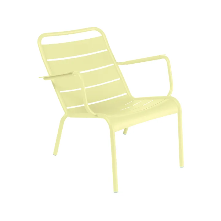 Luxembourg karmstol låg - Frosted lemon (gul) - Fermob