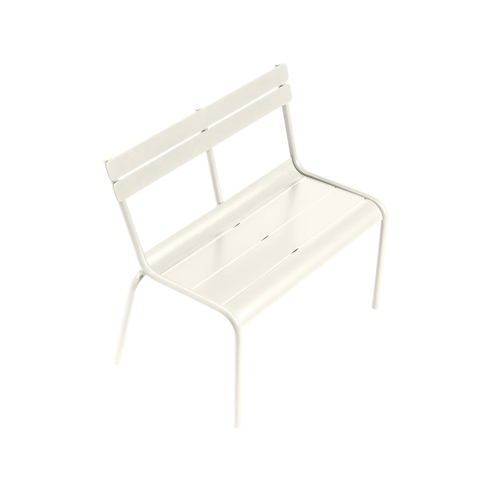 Fermob Luxembourg Kid Bench clay grey | Skandinavisk Design | Trädgårdsbänkar | Grå