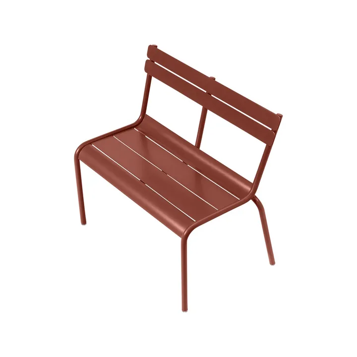 Luxembourg Kid Bench - Red ochre (röd) - Fermob