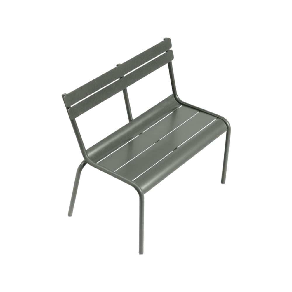 Fermob Luxembourg Kid Bench rosemary | Skandinavisk Design | Trädgårdsbänkar | Grön
