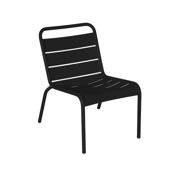 Luxembourg loungestol - Liquorice (svart) - Fermob