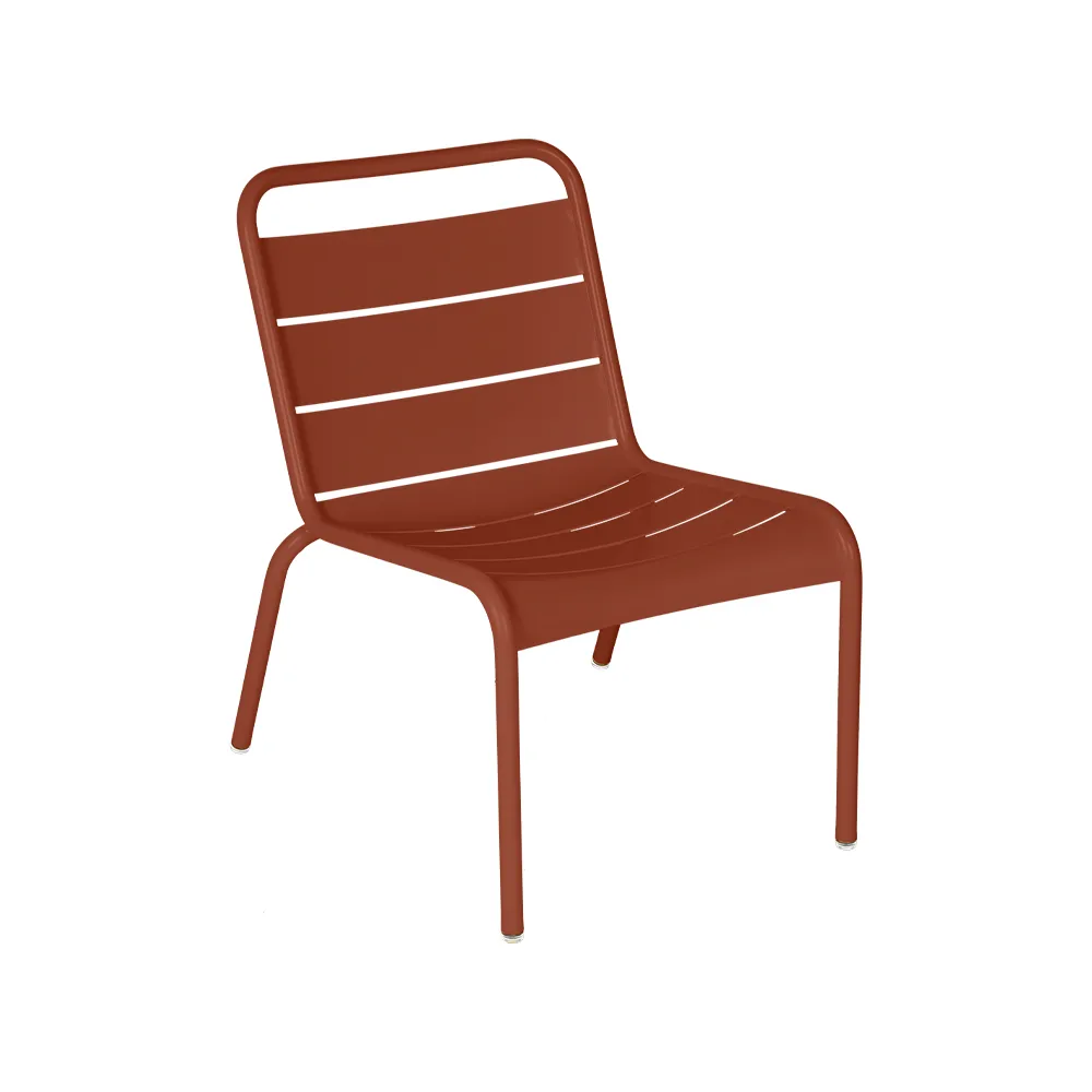 Luxembourg loungestol, Red ochre (röd) Fermob