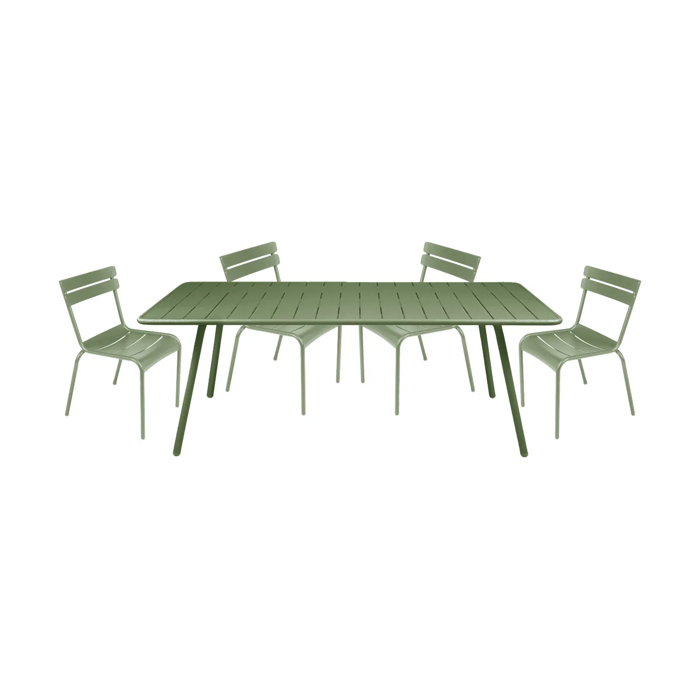 Luxembourg matgrupp 4 stolar 207x100 cm cactus,  Fermob