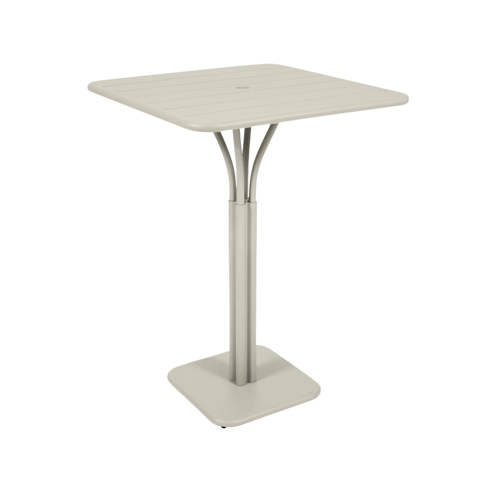Fermob Luxembourg Pedestal barbord clay grey | Skandinavisk Design | Trädgårdsbord | Grå