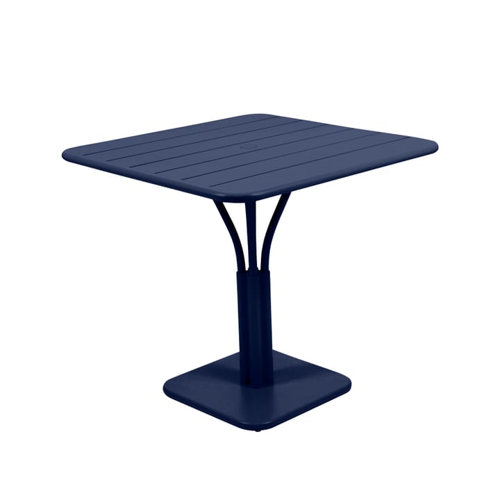 Luxembourg Pedestal bord kvadratiskt - deep blue - Fermob