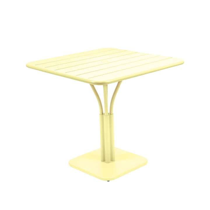 Luxembourg Pedestal bord kvadratiskt - frosted lemon - Fermob