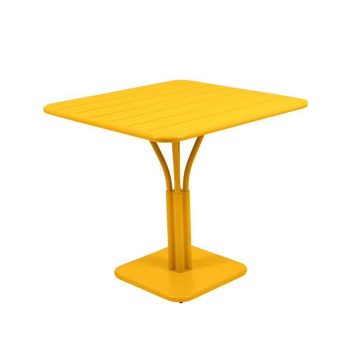 Luxembourg Pedestal bord kvadratiskt - honey - Fermob
