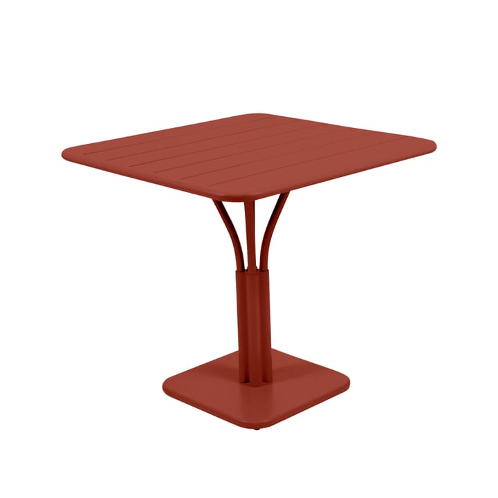 Luxembourg Pedestal bord kvadratiskt - red ochre - Fermob
