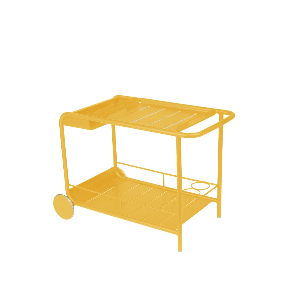 Fermob Luxembourg serveringsvagn honey | Skandinavisk Design | Serverings- & rullvagnar utomhus | Gul