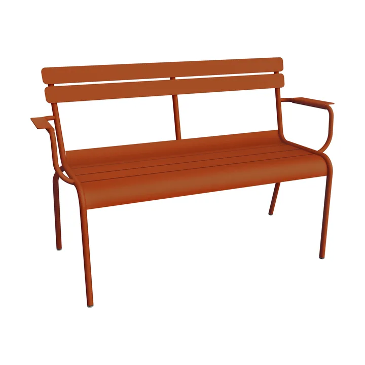 Luxembourg soffa med armstöd 131x55,5x86 cm - Candied orange (orange) - Fermob