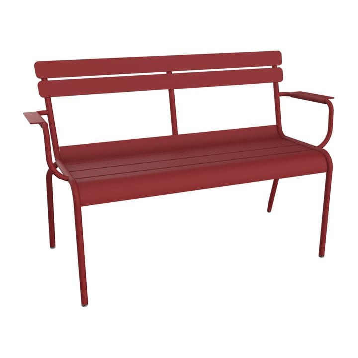 Luxembourg soffa med armstöd 131x55,5x86 cm - Chili - Fermob