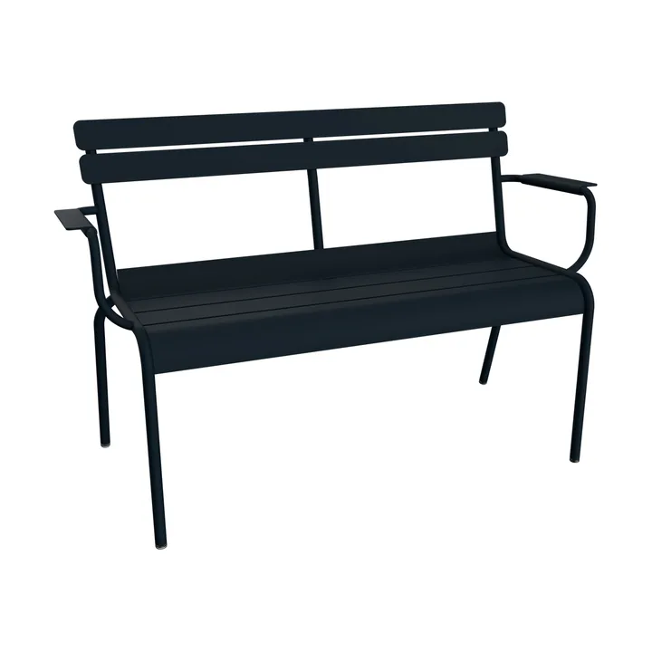 Luxembourg soffa med armstöd 131x55,5x86 cm - Deep blue (blå) - Fermob