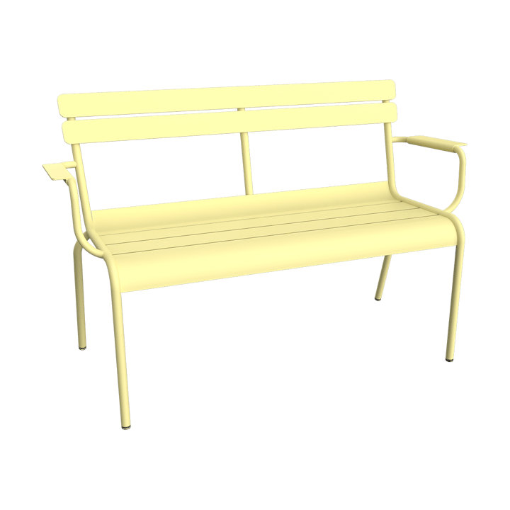 Luxembourg soffa med armstöd 131x55,5x86 cm - Frosted Lemon - Fermob