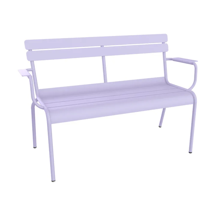 Luxembourg soffa med armstöd 131x55,5x86 cm - Marshmallow (lila) - Fermob