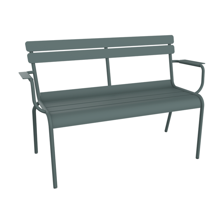 Luxembourg soffa med armstöd 131x55,5x86 cm - Storm Grey - Fermob