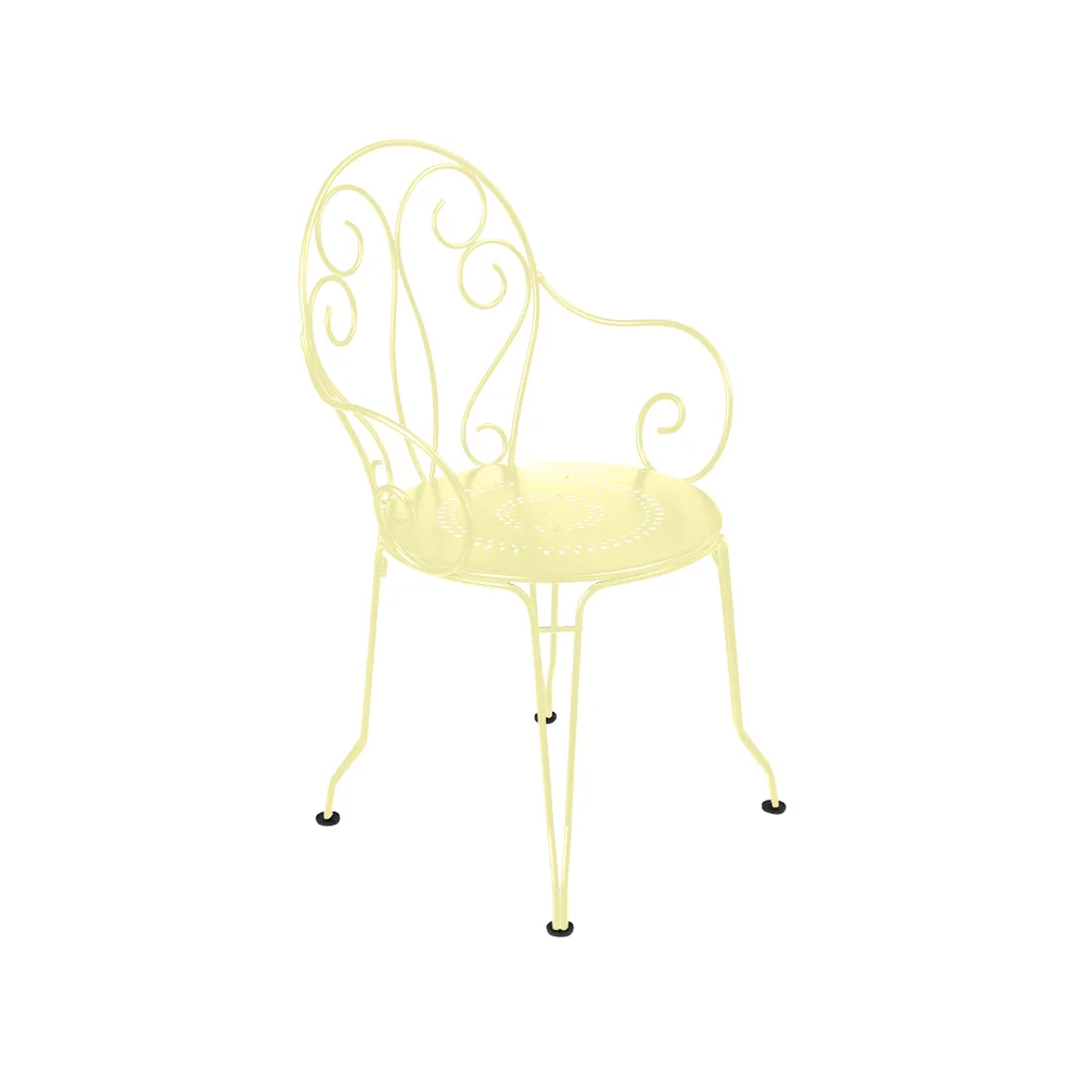 Montmartre karmstol, Frosted lemon (gul) Fermob