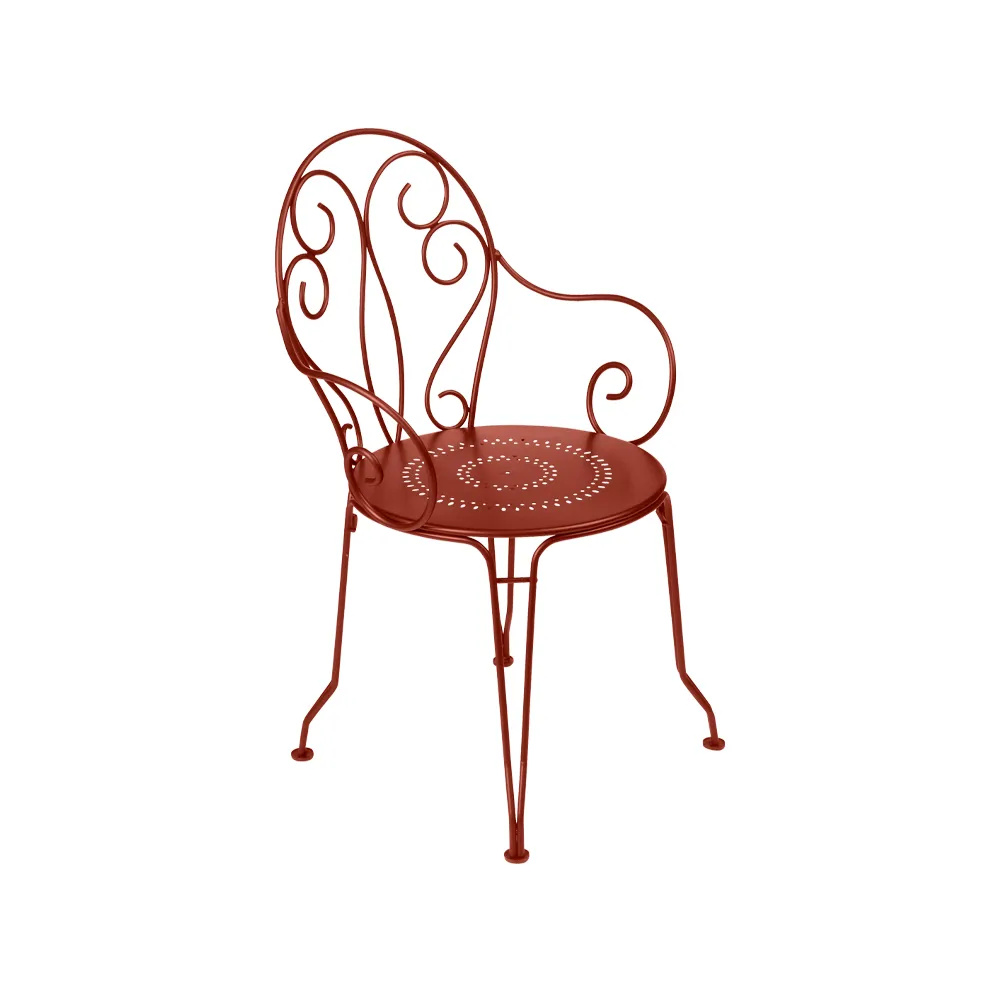 Montmartre karmstol, Red ochre (röd) Fermob