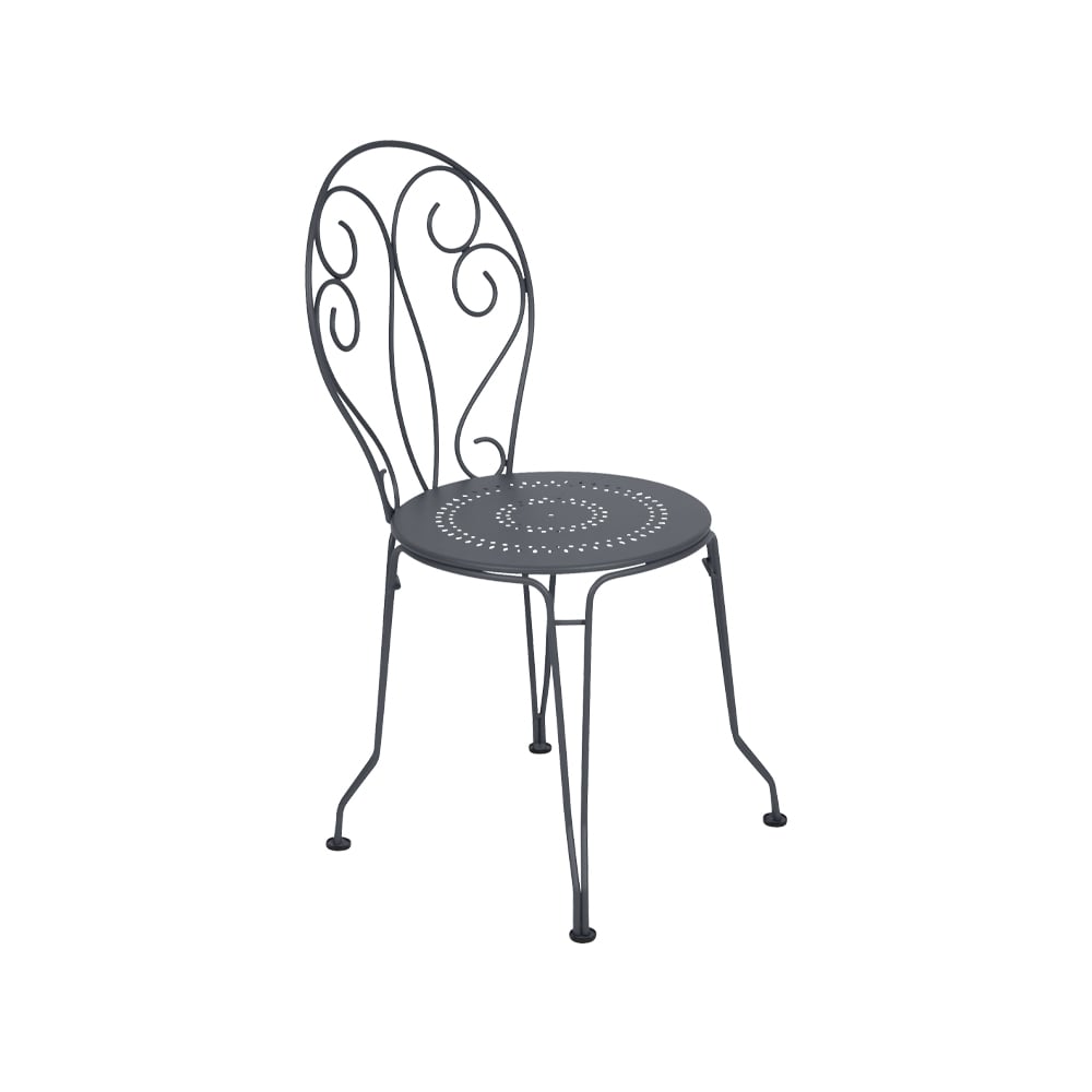 Fermob Montmartre stol anthracite | Skandinavisk Design | Trädgårdsstolar | Grå