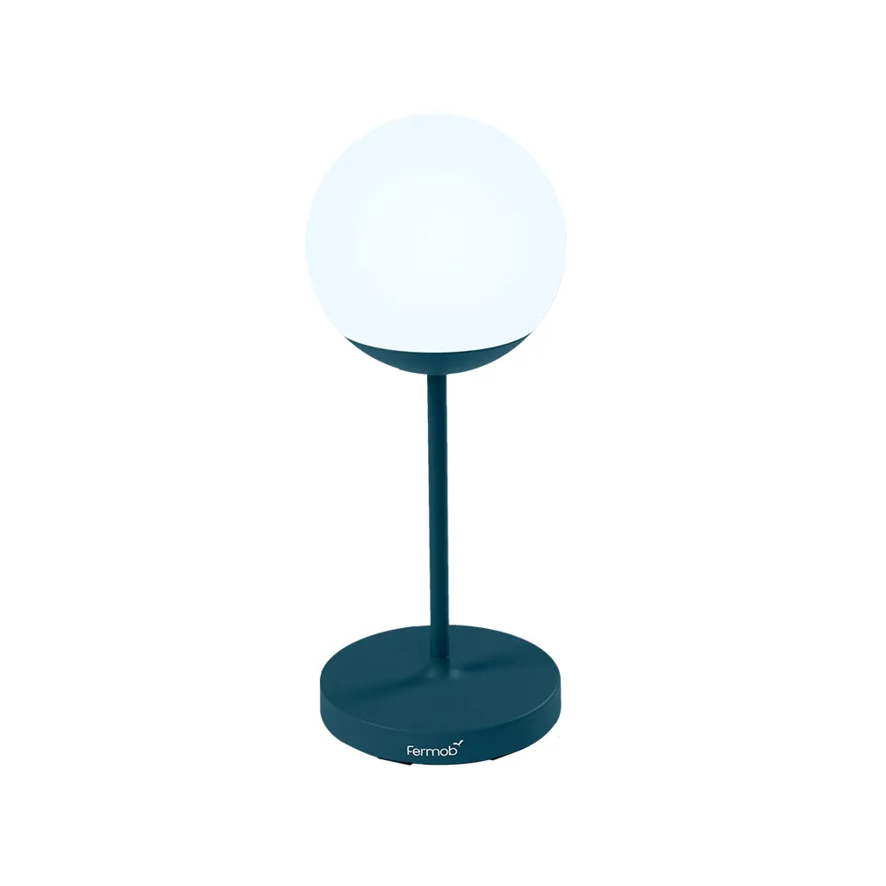 Mooon! bordslampa, acapulco blue, h.63 cm Fermob