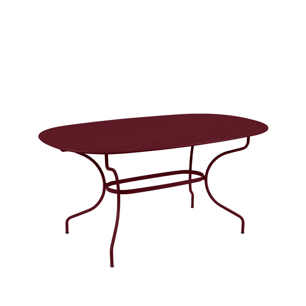 Fermob Opera+ bord ovalt black cherry | Skandinavisk Design | Trädgårdsbord | Lila