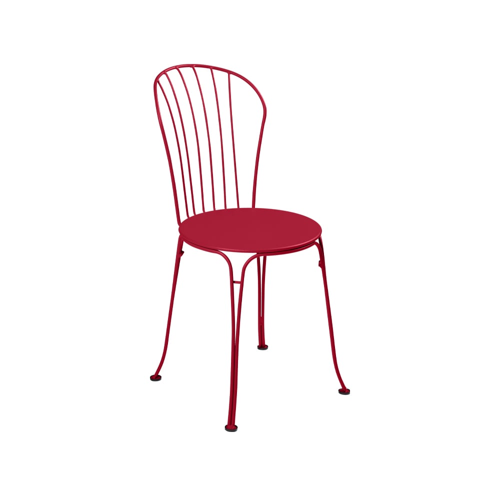 Fermob Opera+ stol chili | Skandinavisk Design | Trädgårdsstolar | Röd