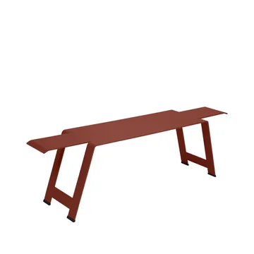 Origami bänk - Red ochre (röd) - Fermob