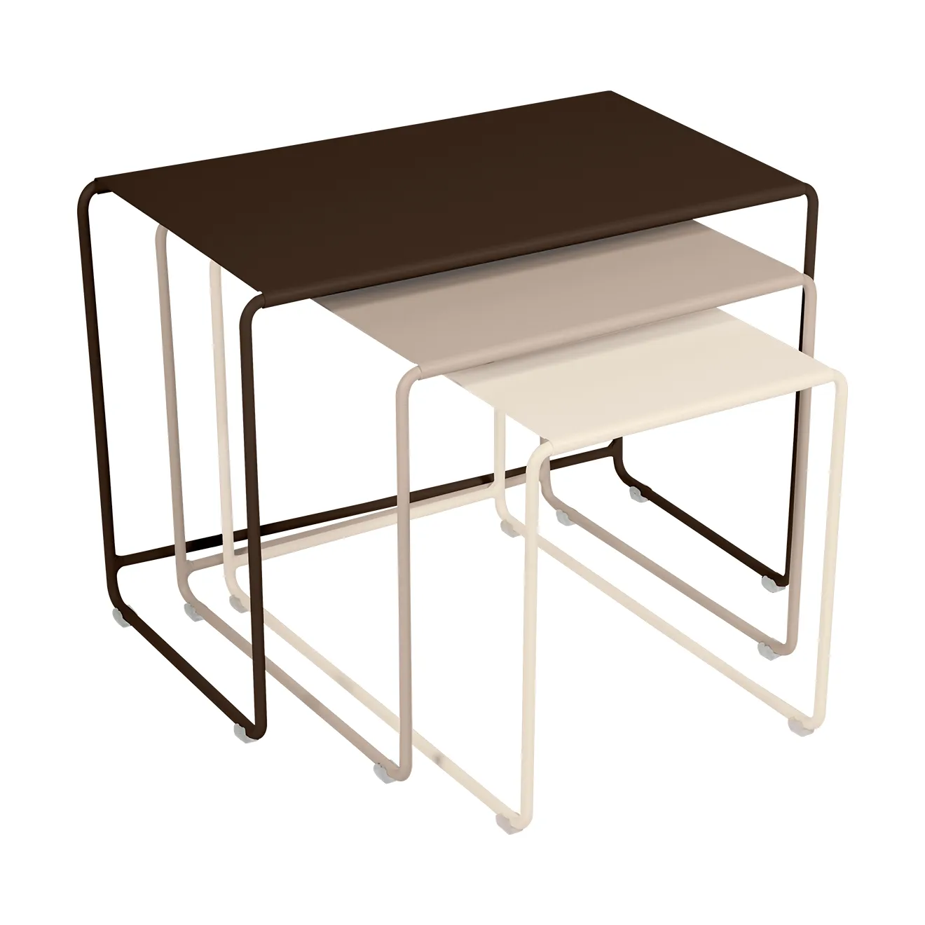 Oulala satsbord, Tonka-nutmeg-latte beige Fermob