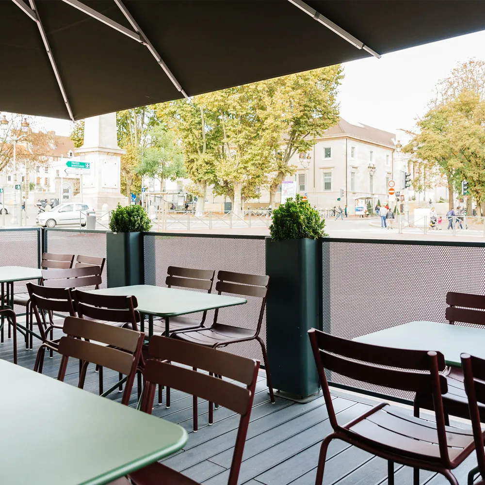 Pétale bord 110x70 cm, red ochre Fermob