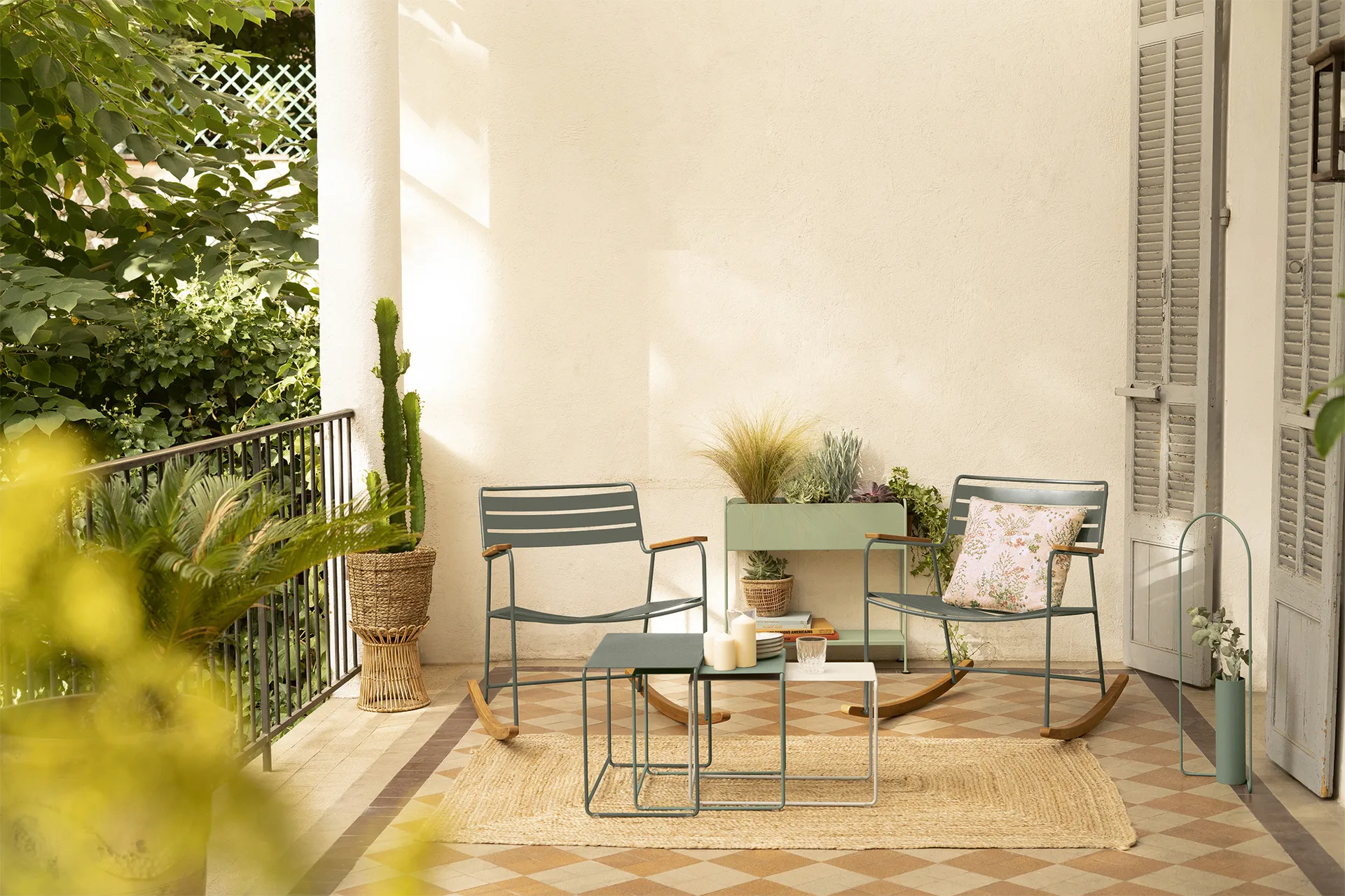 Picolino plant holder h.63 cm, Rosemary Fermob