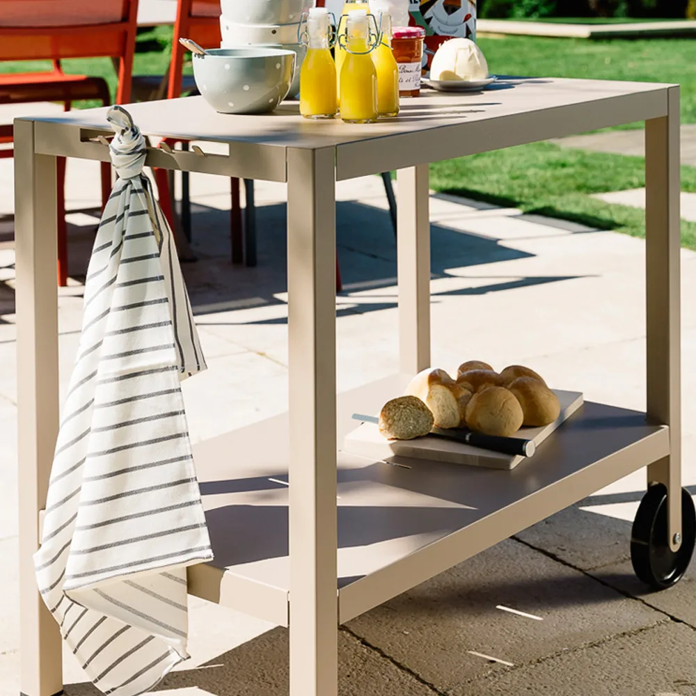 Quiberon serveringsvagn, chili Fermob